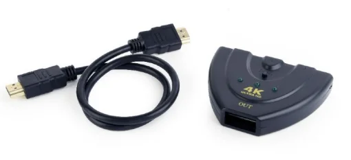 Кабель Cablexpert (DSW-HDMI-35) HDMI-3хHDMI M/F v.1.4, 0.5м